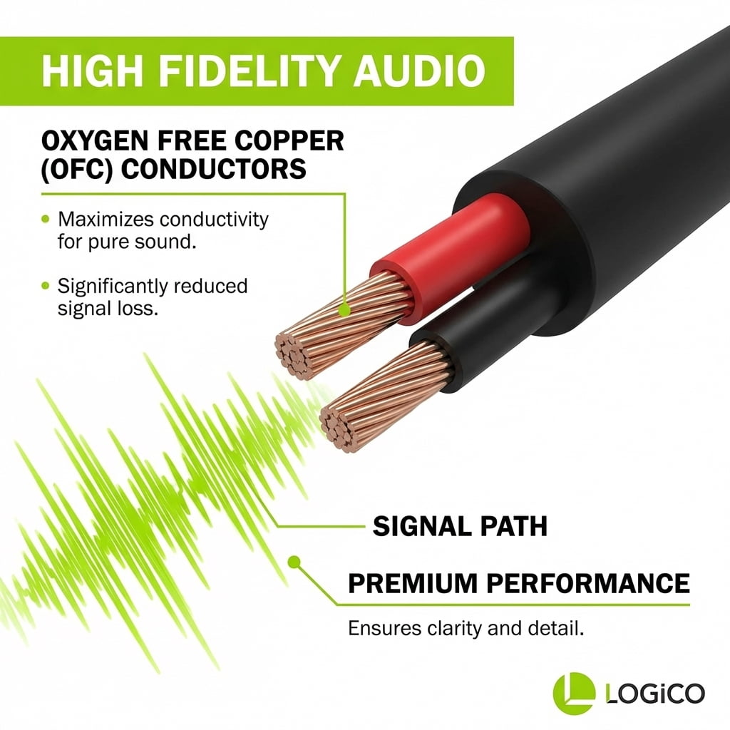 Speaker Wire Audio Cable 14/2 AWG In-Wall Outdoor Direct Burial UV Black 250ft