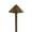 Bronze, variant on VOLT Conehead 12V Brass Path Light (7" Shade, 25" Tall)