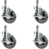 Caster Barn - NEW 5" Caster set for Metro Wire Shelving - Set of 4 Casters