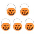 thumbnail image 1 of Para Dulces De Trato De Calabaza Para Niños, Con Asa De Transporte, Vintage Pumpkin-5Pcs, 1 of 8