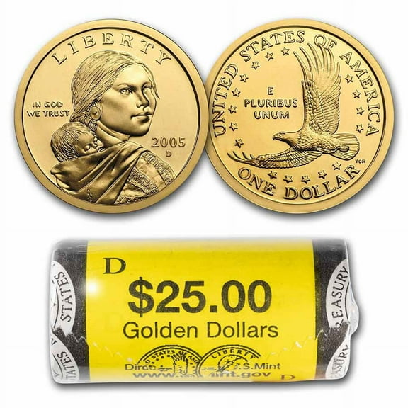 2005-D Sacagawea Dollar (25-Coin Roll) BU
