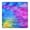 Colorful Tie Dye-1, variant on Colorful Tie Dye Pattern Square Fitted Tablecloth with Elastic Edge,Square Table Cover,Washable Elastic Table Cover for Home Kitchen Party Decor 34"x34"