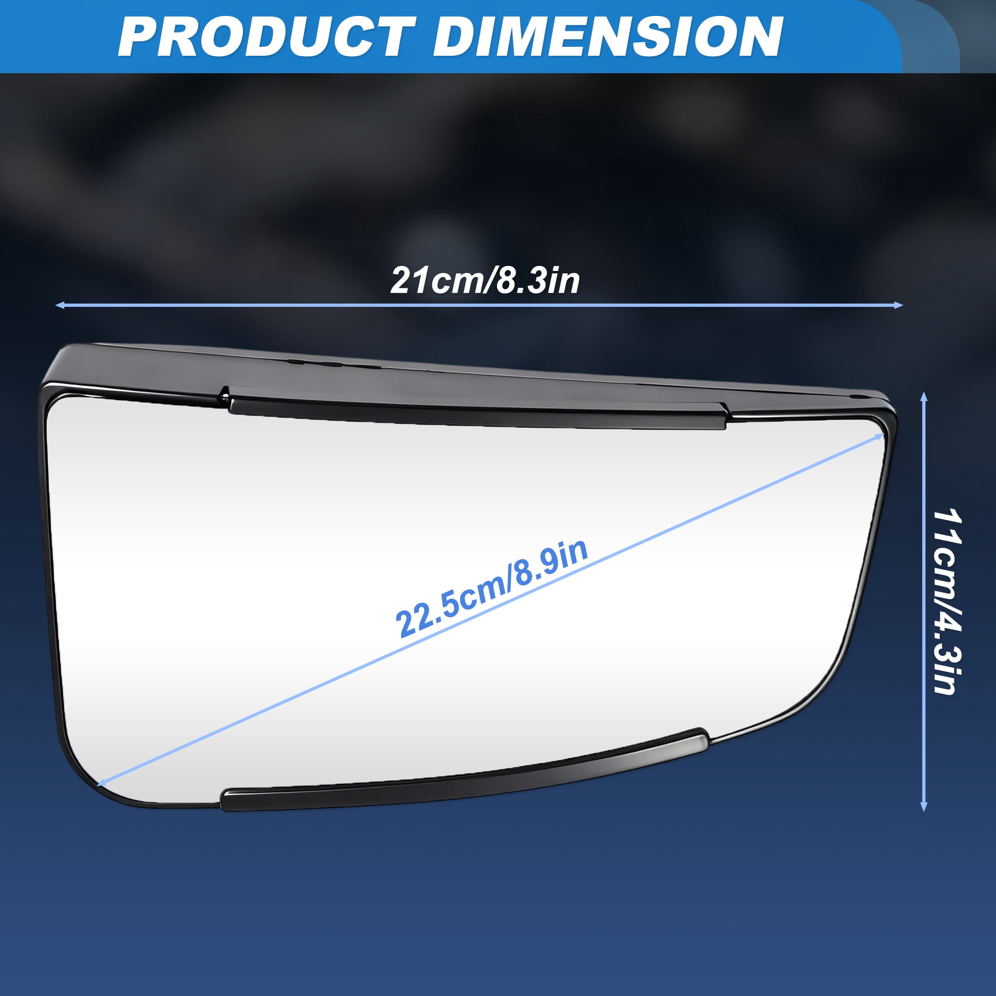 Unique Bargains Mirror Glass for Chevy Express and for GMC Savana 2003-2017 Right Side
