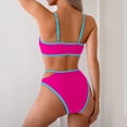 thumbnail image 4 of Tauxra Ensemble de Maillot de Bain Modeste pour Femmes Contrôle du Ventre Maillot de Bain Manches Longues Protection Éruption avec Shorts UPF 50 Plus Couverture Complète pour Vacances à la Plage, 4 of 7