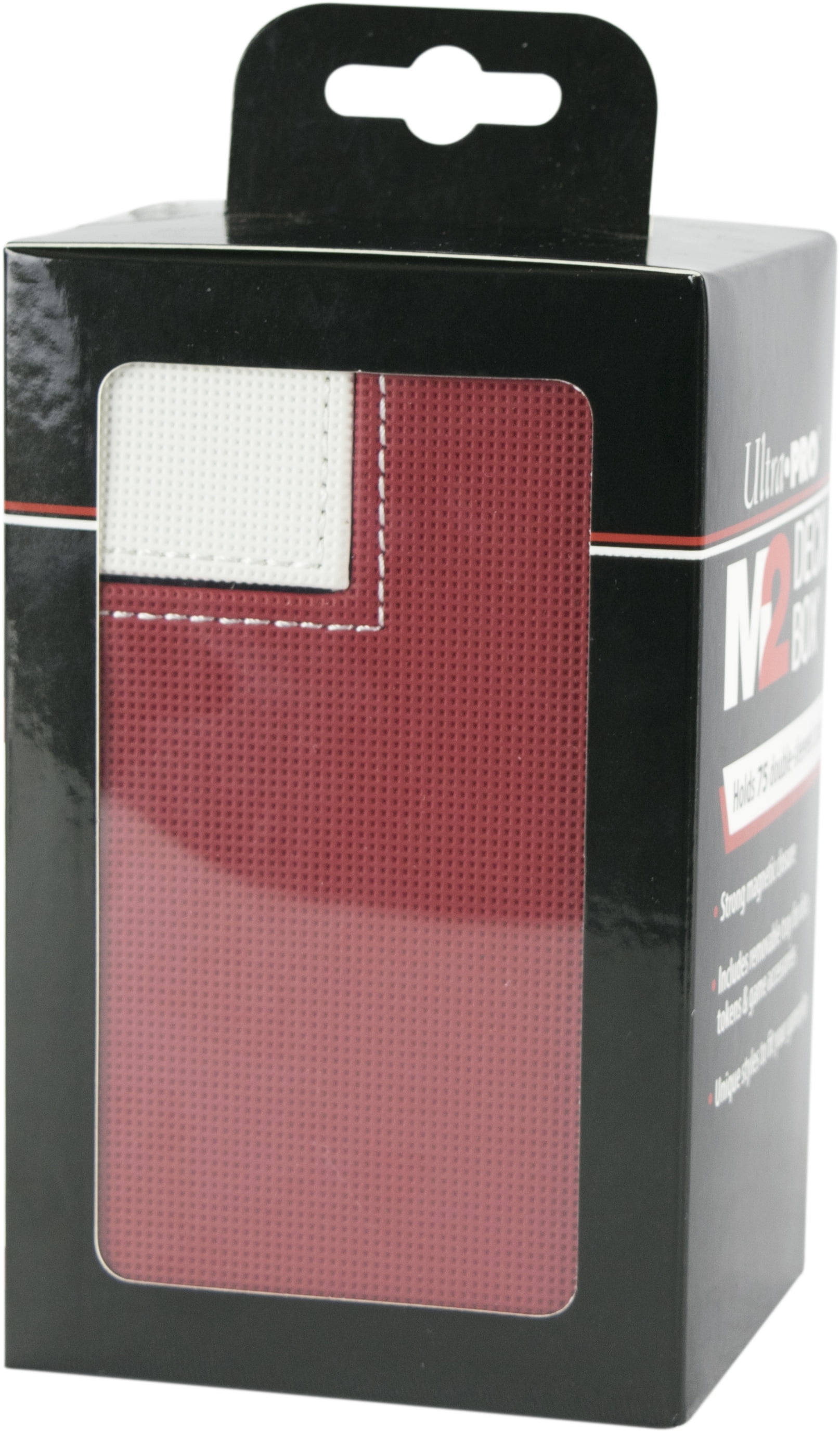 RED-WHITE M2 Deck Box Premium Card Storage Ultra Pro MTG Yugioh Pokemon 