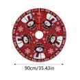 thumbnail image 2 of Event & Party Snowman Skirt Tie Festival Home Decoration Red Snowflake Interior Design, 2 of 4