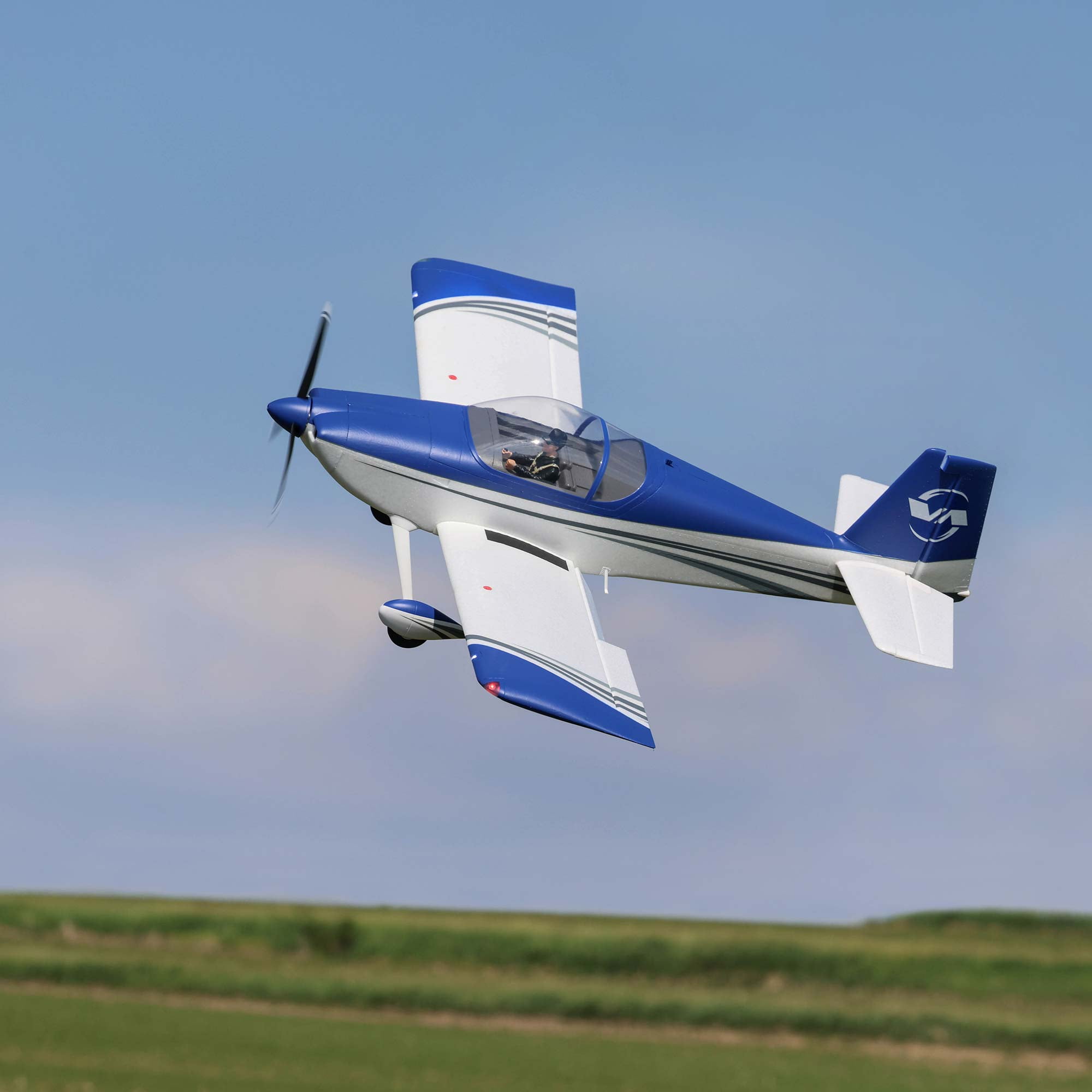 E-flite RC Airplane RV-7 1.1m BNF Basic Transmitter Battery and Charger Not Included with SAFE Select and AS3X EFL01850 Airplanes B&F Electric