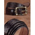 thumbnail image 2 of Belt women's real soft leather belt women's wide retro fashion Korean version versatile decorative jeans belt tide, 2 of 4