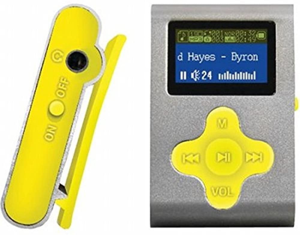 Silver/Yellow ECLIPSE Eclipse Fit Clip SL/YW 4GB 1 MP3 Player 