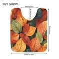 thumbnail image 5 of Yayeee Bath Rug for Bathroom Floor Non Slip Contour Fluffy Soft Absorbent Mat, 20"x24", Colorful Leaves, 5 of 7