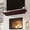 Walnut, variant on Fireplace Mantel 60 Inch - White Floating Wood Shelf for Over Fireplace - Wall Mounted Mantel with Invisible Heavy Duty Bracket,White