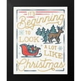 thumbnail image 2 of Marshall, Laura 20x24 Black Modern Framed Museum Art Print Titled - Christmas Adventures VII, 2 of 5