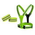 thumbnail image 1 of LOVIVER LED Reflective Running , High Visibility Warning Lights for Runners Adjustable Elastic Gear Accessories for Men Women Night Running Cycling , green, 1 of 8