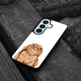 thumbnail image 4 of WIRESTER Shockproof Soft Rubber Cover Case for Samsung Galaxy S26 6.3" 2026, Floppy Ears Brown Bunny Rabbit, 4 of 5