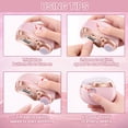 thumbnail image 5 of ILAVYO Electric Nail Clipper, 2-in-1 Trimmer & Polisher with LED Light, Dual Speed for Thick & Thin Nails, USB Rechargeable with Debris Storage, Fingernai Clippers for Seniors, Adult（Pink）, 5 of 9