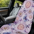thumbnail image 3 of Xixirimido Sweat Towel Car Seat Cover for Gym Workout Athletic Running Towel for Outdoor Sports Universal Auto Front Seat Protector for Trucks, SUV, Boho Mandala Butterfly Purple, 3 of 8