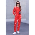thumbnail image 3 of Ekouaer Womens Jogger Pajama Sets Long Sleeve Sleepwear Round Neck Nightwear Soft Pjs Lounge Sets with Pockets, 3 of 6