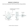 thumbnail image 5 of Rosec Jewels 1 Carat Lab Diamond Earrings Studs - 5X7 mm Pear Shape Diamond Earrings (EF-VS Grade) - with Jewelry Box, 10K Yellow Gold, 5 of 6