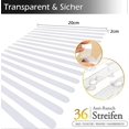 thumbnail image 2 of Pack Of 36 Anti-slip Stickers For Shower And Bathtub, Transparent Anti-slip Strips, Bathtub Sticker Adhesive Strips (20 X 200 Mm), 2 of 5