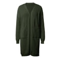 thumbnail image 5 of Womens Long Cardigan Sweaters Open Front Oversized Duster with Pocket for Women 2025 Fall Winter Knit Design Coats, 5 of 5