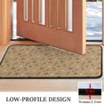 thumbnail image 3 of Brown Christmas Pattern Door Rugs,Washable Non Slip Door Mats Indoor,Decorative Door Mats,Entry Mat Indoor for Entrance,Bedroom,Kitchen,Bathroom,30"x17", 3 of 6