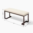 thumbnail image 2 of Cream White Boucle Bench - Blend Fashion and Function in Bedroom, 2 of 2