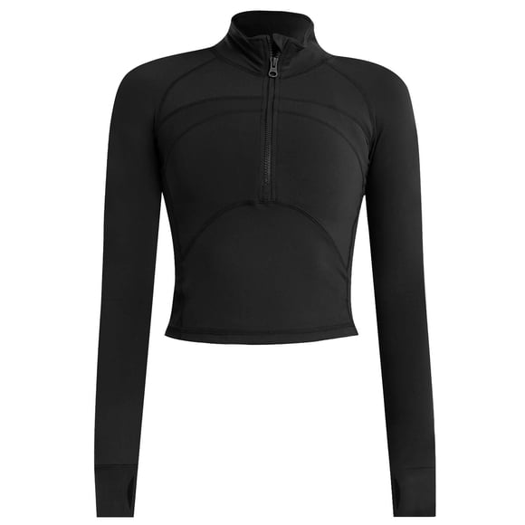 Chaqueta Locachy para mujer, ligera y elástica, para entrenamiento, color negro, XL