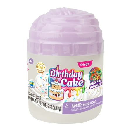 ORB GOAT Slimi Slime Birthday Cake, Children Ages 5 