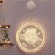 thumbnail image 1 of 1pc 16cm / 6.3in Decoración de Navidad Luz LED Colgante Luz colgante 3D, 1 of 8