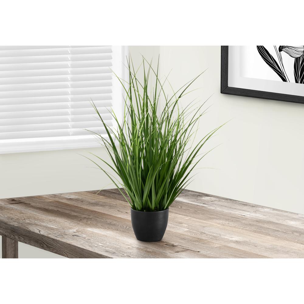 Monarch Artificial Plant, 23 Tall, Grass, Indoor, Faux, Fake, Table, Greenery