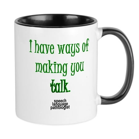 

CafePress - WAYS OF MAKING YOU TALK Mug - Ceramic Coffee Tea Novelty Mug Cup 11 oz