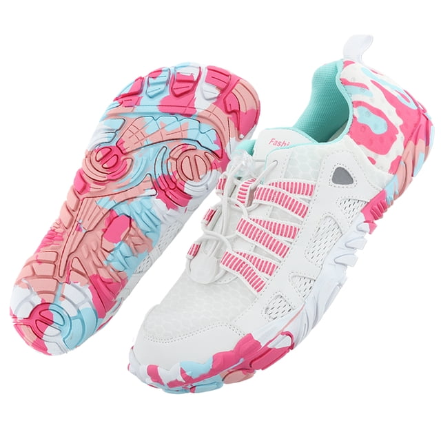 Zapatillas Agua Hombre Mujer Trekking Ligeras Comodas Impermeables ( 36) Blanco