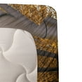thumbnail image 4 of Ambesonne Forrest Fitted & Top Sheet Set with Sham, Fall Landscape Branch View, Yellow and Brown, 4 of 5