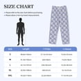 thumbnail image 4 of Lsque Plaid Flowers Print Men's Pajama Pants, Lounge Pant - Comfortable Home Wear,Elastic Waistband, Stylish Design-XX-Large, 4 of 9