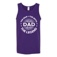 thumbnail image 2 of Wild Bobby,Dad Man Myth Legend Funny Dad Uncle Papa Granpa Dad Gift, Father's Day, Men Graphic Tank Top, Purple, 2XL, 2 of 3