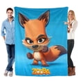 thumbnail image 1 of Arena de Batalla del Zoológico anti-pilling, suave, ligera, esponjosa y acogedora de lujo para hogar y cocina – Perfecta para niños y adultos,120X180cm, 1 of 6