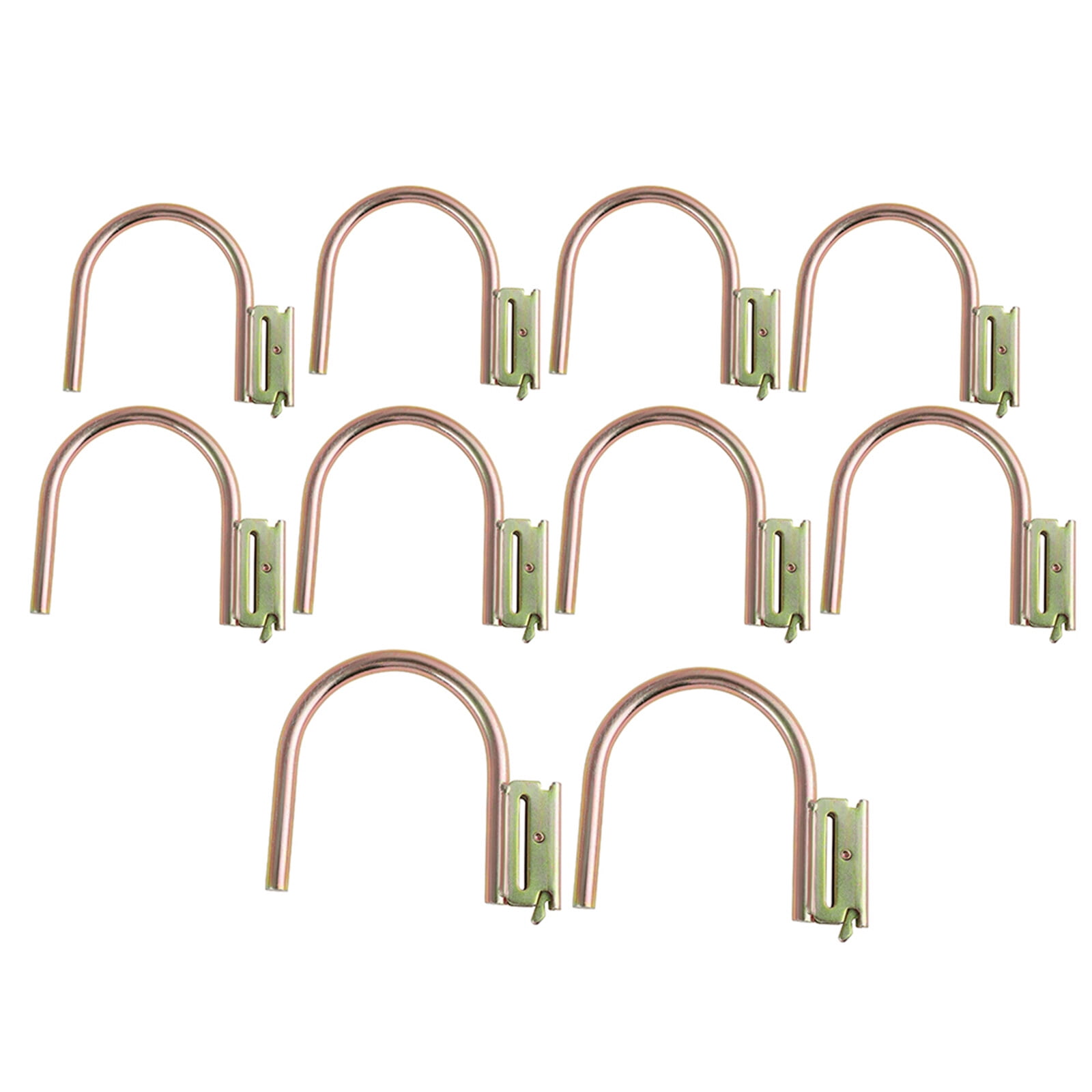 CCIYU Durable J Hook E Track Accessory 10 Pack, Large J Hook Tie Down for Trucks, Trailers, Vans