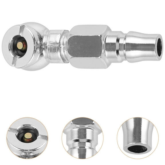 FOMIYES Worgeous 1 Set Tire Air Chuck Inflator with Gauge Nozzle for Car Tires and Air Compressor Part