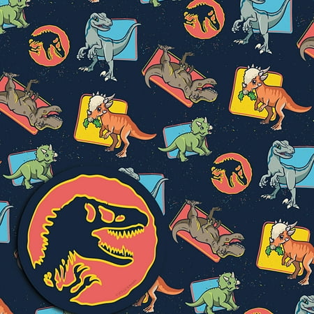 Danilo Promotions LTD PresNok Jurassic World Wrapping Paper - 2 Sheets, Birthday