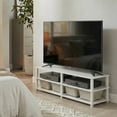 thumbnail image 3 of Furinno TURN-N-TUBE 3-Tier Entertainment Center for TVs up to 55" White, 3 of 6