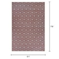thumbnail image 2 of Couristan Timber Namur Indoor/Outdoor Area Rug, 5'1" x 7'6", Rust, 2 of 3