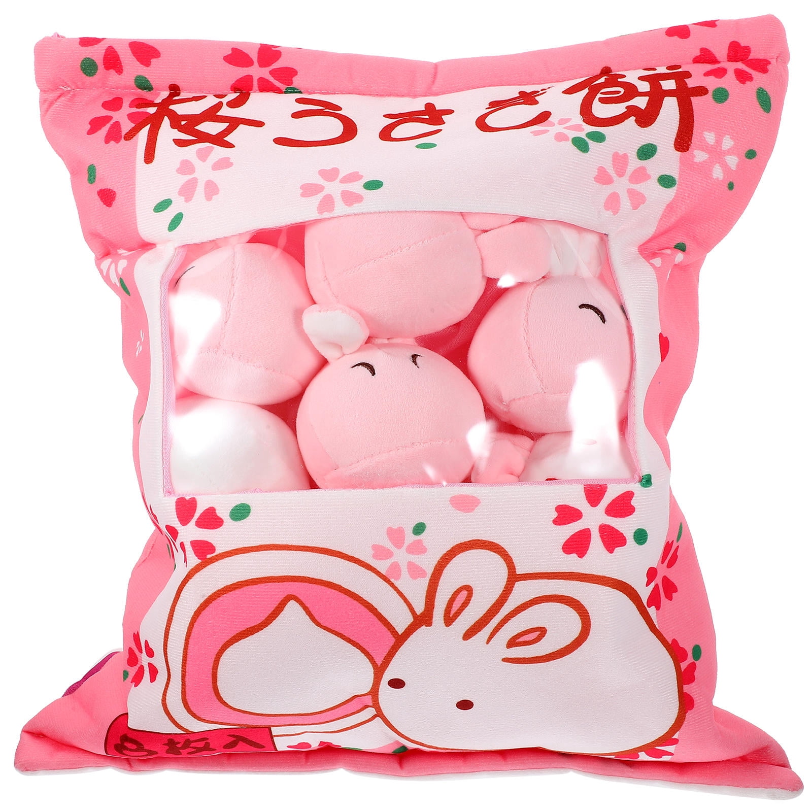 ULTNICE Rabbit Plush Toy Adorable Design Stuffed Rabbit Doll Plush for Couch Nap 1 Set