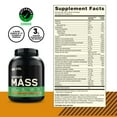 thumbnail image 3 of Optimum Nutrition Serious Mass, Protein Powder Supplement, Chocolate Peanut Butter, 6 lb (2.72 kg), 3 of 8