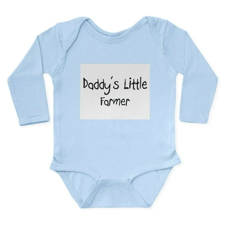 

CafePress - Daddy s Little Farmer Body Suit - Long Sleeve Cotton Baby Bodysuit