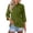 Army Green, variant on Women's Fashion Short 3/4 Sleeve Polo Shirts - Casual Multi-Color Polo Tops for Daily & Office Wear