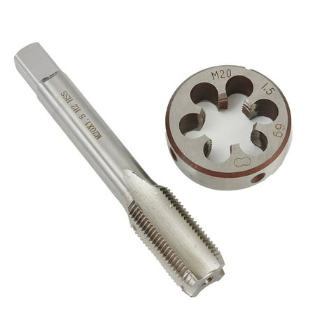 

HSS M20 x 1.5mm Tap & M20 x 1.5mm Die Metric Thread Right Hand High Speed Steel