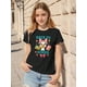 thumbnail image 1 of Back To School Theme T-Shirt, First Day of School, Back To School Girls' Top, First Day of School T-Shirt, Girls' School Design, School Goose T-Shirt, 1 of 6