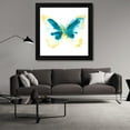 thumbnail image 3 of June Erica Vess 20x20 Black Modern Wood Framed Wall Art Titled - Butterfly Traces III, 3 of 6