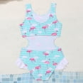 thumbnail image 5 of BOBOGOJP Girls Swimsuits Unicorn Bathing Suits Toddler Kids One Piece Swimwear Blue for Size 9-10 Years, 5 of 5