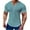 Light Blue, variant on Oxford Shirt for Men Short Sleeve Casual Shirts V Neck Regular Fit Tops Dress Shirts for Hiking Fishing, Summer Wedding Shirt with Pocket Flex Relaxed Men's Shirts